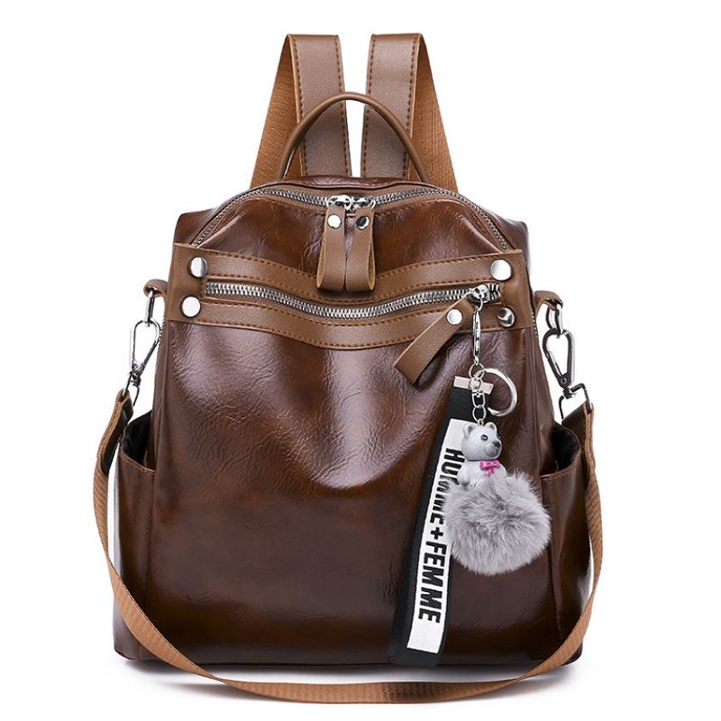 B134710 JKT IDR.155.000 MATERIAL PU SIZE L24XH25XW10CM WEIGHT 550GR COLOR BROWN