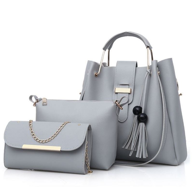 B3015 (3IN1) JKT IDR.180.000 MATERIAL PU SIZE L33XH30XW14CM-L21XH17XW7CM-L21XH12XW5CM WEIGHT 1100GR COLOR GRAY