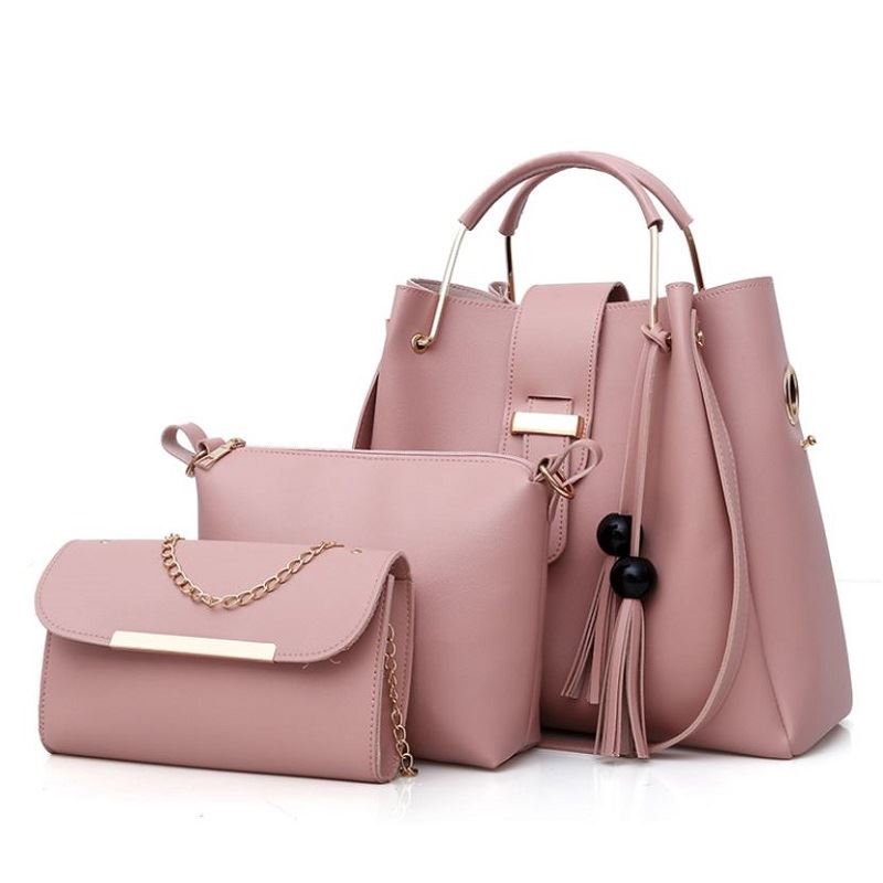 B3015 (3IN1) JKT IDR.180.000 MATERIAL PU SIZE L33XH30XW14CM-L21XH17XW7CM-L21XH12XW5CM WEIGHT 1100GR COLOR PINK