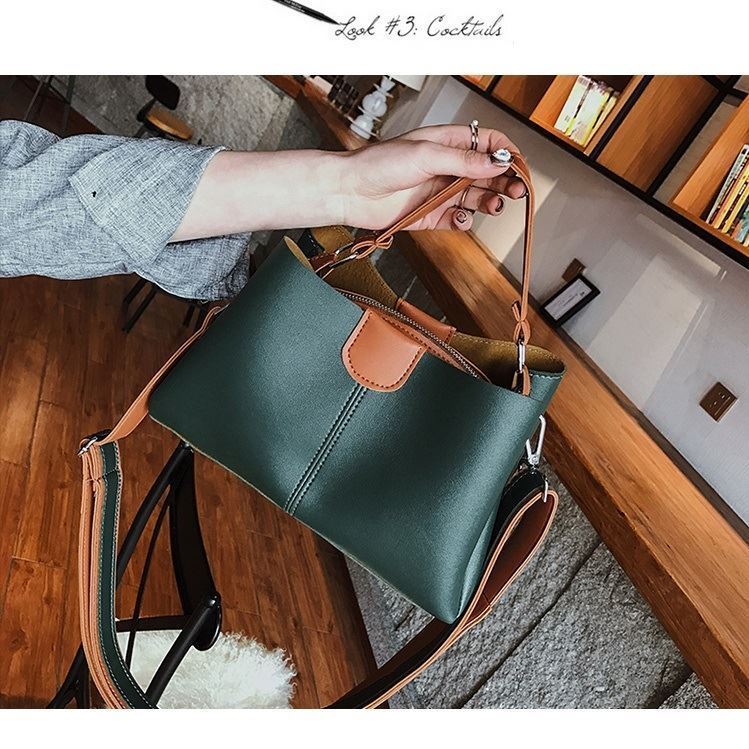 B8088 JKT IDR.150.000 MATERIAL PU SIZE L27XH17XW10CM WEIGHT 550GR COLOR GREEN