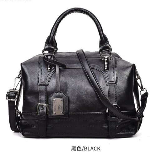 B819566-black Tas Handbag Casual Cantik Terbaru