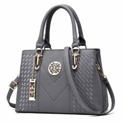 B91260-gray Tas Handbag Elegan Wanita Cantik Import Terbaru