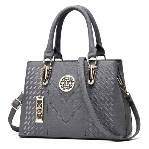 B91260-gray Tas Handbag Elegan Wanita Cantik Import Terbaru