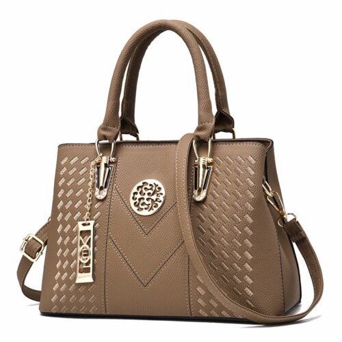 B91260-khaki Tas Handbag Elegan Wanita Cantik Import Terbaru