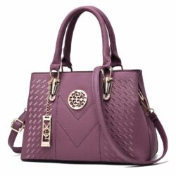 B91260-purple Tas Handbag Elegan Wanita Cantik Import Terbaru