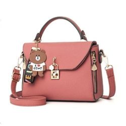 B99021-darkpink Tas Handbag Wanita Cantik Import