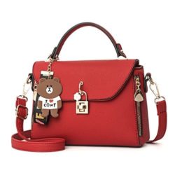 B99021-red Tas Handbag Wanita Cantik Import