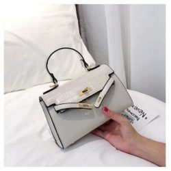BTH125452-beige Tas Handbag Selempang Wanita Elegan Cantik