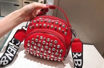 BTH15542-red Tas Selempang Wanita Fashion Import
