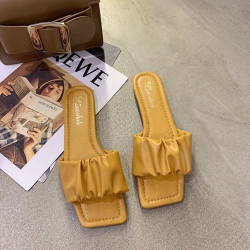 JSFA65-yellow Sandal Wanita Fashion Import Terbaru