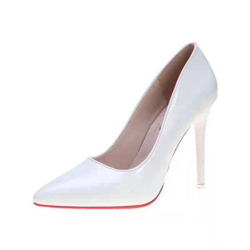 JSH166 MATERIAL PU HEEL 10CM COLOR BEIGE WEIGHT 700GR SIZE 35,36,37,38,39,40