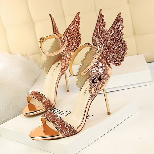 JSH9931 NET IDR.180.000 MATERIAL PU HEEL 9.5CM COLOR APRICOT SIZE 36