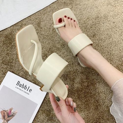 JSHD60-beige Sepatu Heels Wanita Cantik Import Terbaru 8CM
