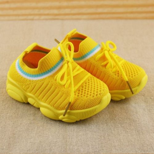JSK356-yellow Sepatu Sneakers Fashion Anak Keren Import