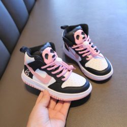 JSK8899-pink Sepatu Sneakers Keds Anak Keren Import Terbaru