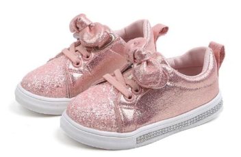JSKA18-pink Sepatu Anak Cantik Imut Kekinian