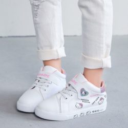 JSKD5-white Sepatu Sneakers Hello Kitty Import Terbaru