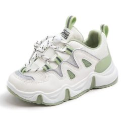 JSKK16-green Sepatu Sneakers Anak Keren Import