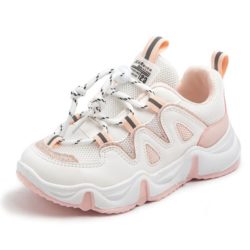 JSKK16-pink Sepatu Sneakers Anak Keren Import