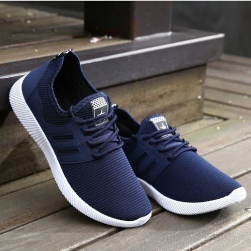 JSS004-blue Sepatu Casual Pria Modis Terbaru Import
