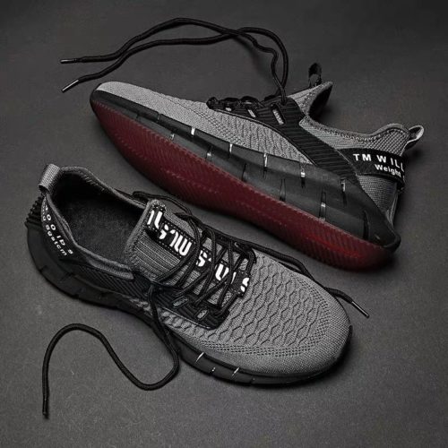 JSS033-gray Sepatu Sneakers Pria Modis Import Terbaru