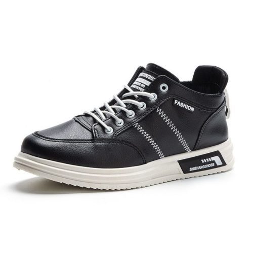 JSS2177-black Sepatu Sneakers Pria Modis Import Terbaru