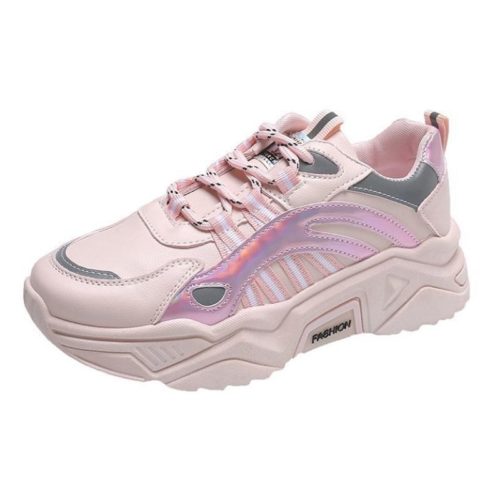 JSS230-pink Sepatu Sneakers Sport Wanita Cantik Import