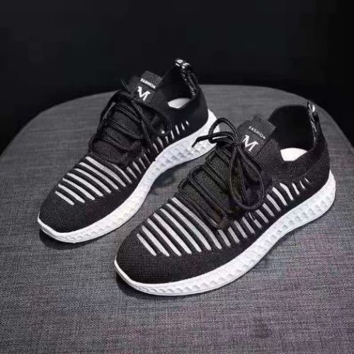 JSS71049-black Sepatu Sneakers Wanita Cantik Import