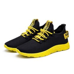 JSS771X-yellow Sepatu Sneakers Pria Modis Terbaru Import