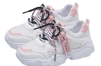 JSS8201-pink Sepatu Sneakers Import Wanita Cantik Terbaru