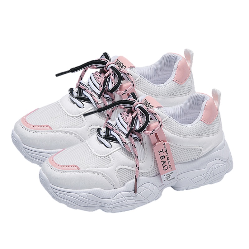 JSS8201-pink Sepatu Sneakers Import Wanita Cantik Terbaru