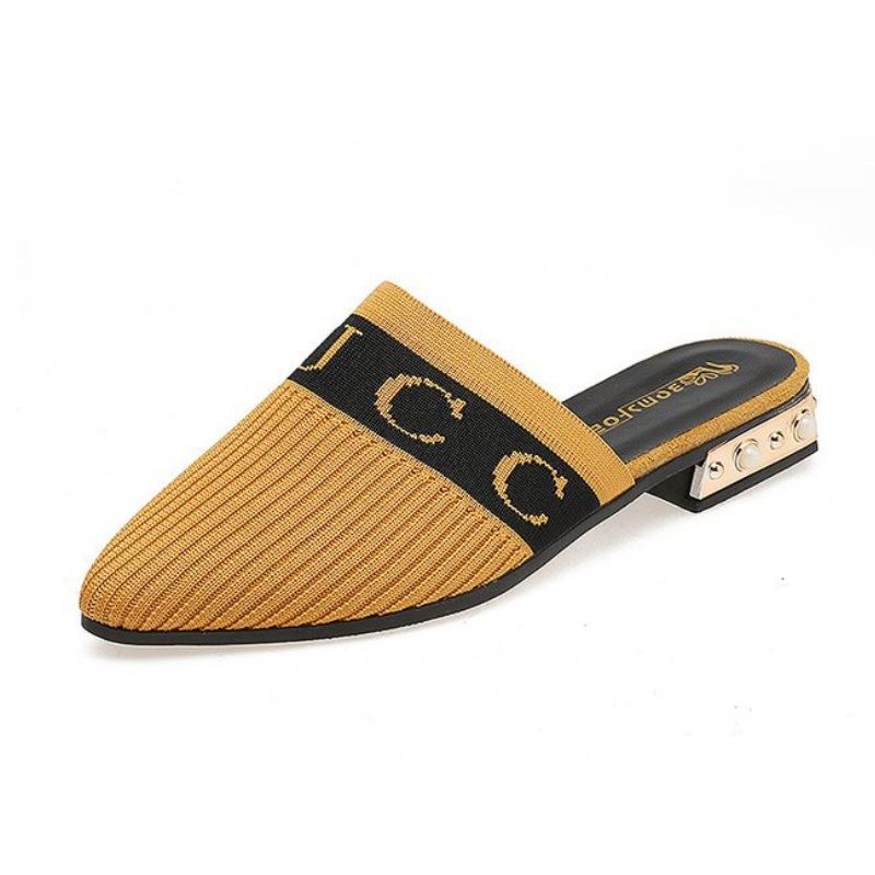 JSS929-yellow Sandal Fashion Import Wanita Cantik Terbaru 3CM
