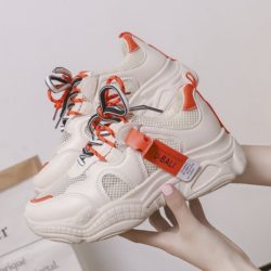 JSS9811-orange Sepatu Sneakers Wanita Terbaru Import