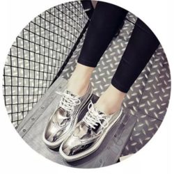 JSSA8-silver Sepatu Sneakers Fashion Import Wanita