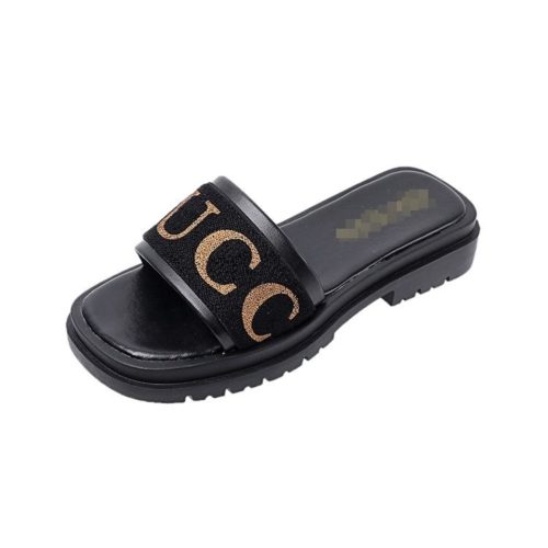 JSSB04-black Sandal Fashion Jalan Wanita Cantik Import