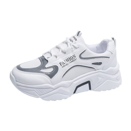 JSSD205-white Sepatu Sneakers Wanita Cantik Import Glow