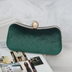 JT00105-green Clutch Bag Pesta Elegan Import Terbaru