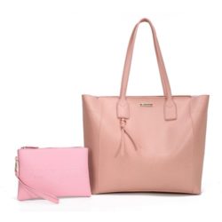 JT002-pink Tas Selempang Tote Fashion 2in1 Import