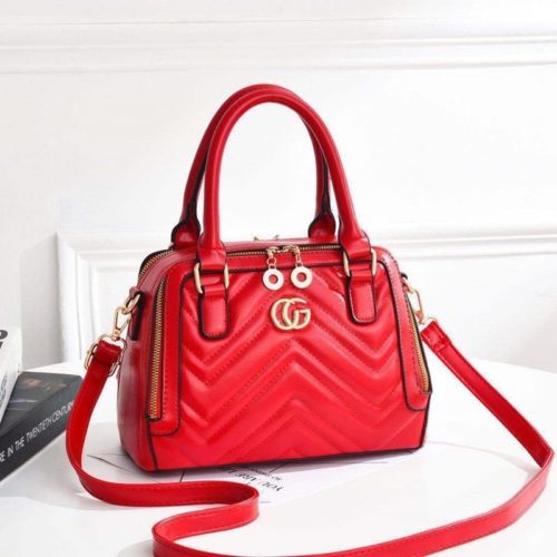 JT01111-red Tas Handbag Wanita Elegan Terbaru Import