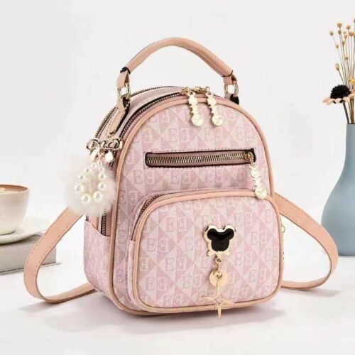 JT01640-pink Tas Selempang Slingbag Fashion Wanita Import (Bisa Ransel)