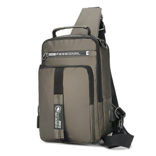JT0585-khaki Tas Sling Bag NEW Normal Style (Bisa Jadi Ransel)