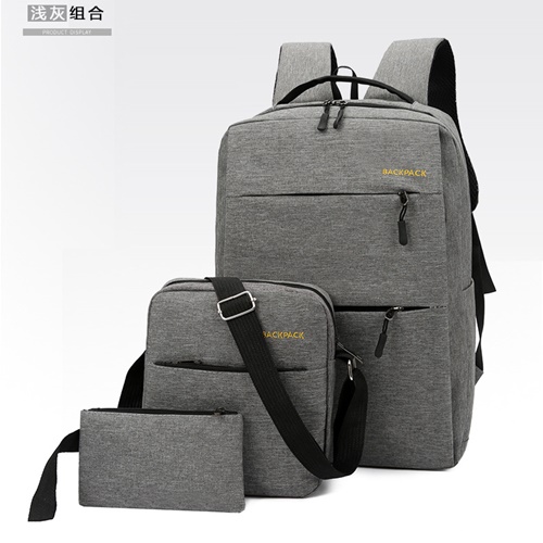 JT083 (3IN1) IDR.160.000  MATERIAL OXFORD SIZE L28XH45XW15CM WEIGHT 650GR COLOR GRAY