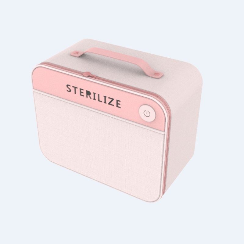 JT10002 LED STERILIZATION BAG (WITH BOX) IDR.330.000 MATERIAL MATTE-CLOTH+PVC SIZE L22XH17XW12CM WEIGHT 500GR COLOR PINK