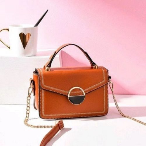 JT10231-brown Tas Handbag Wanita Elegan Fashion Import Terbaru