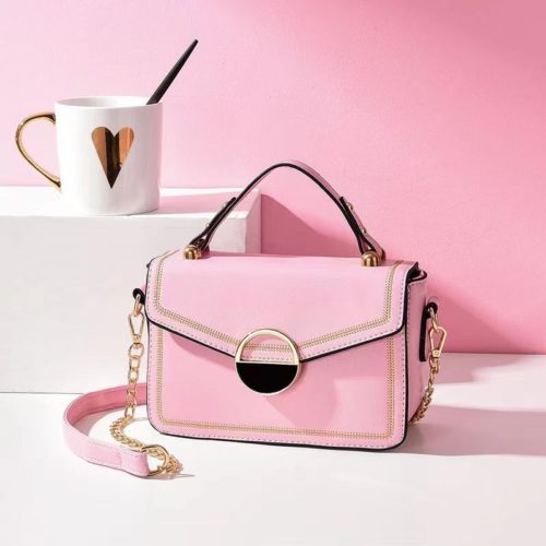 JT10231-pink Tas Handbag Wanita Elegan Fashion Import Terbaru