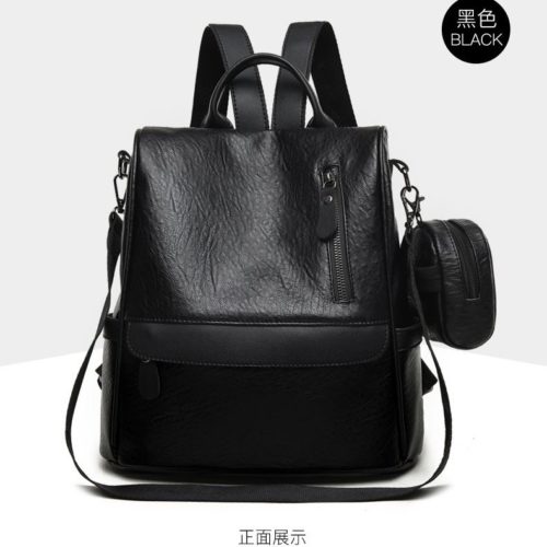 JT1065-black Tas Ransel Fashion 2in1 Cantik Terbaru