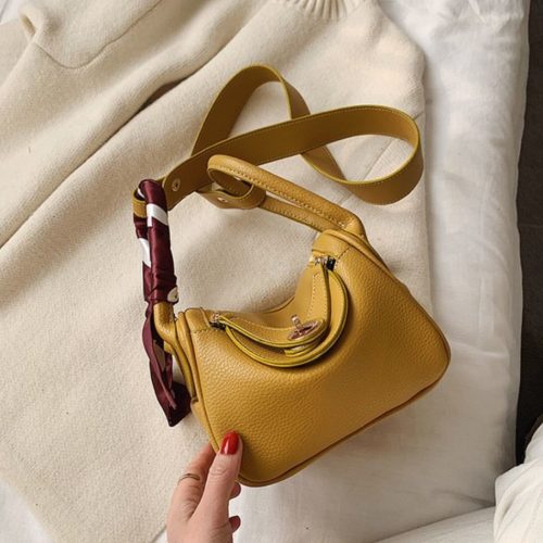 JT10951-yellow Tas Handbag Cantik Import Wanita Tali Selempang