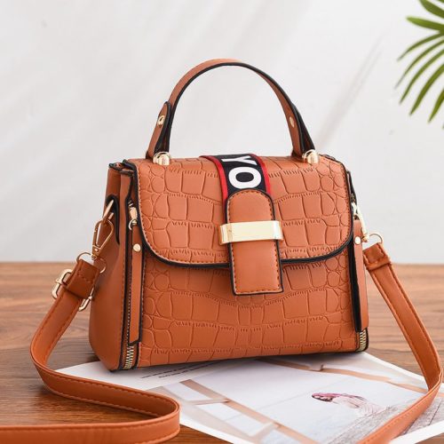 JT11071-brown Tas Handbag Selempang Wanita Cantik Elegan