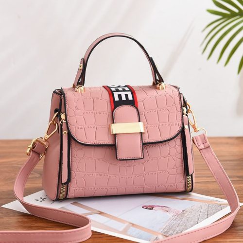 JT11071-pink Tas Handbag Selempang Wanita Cantik Elegan