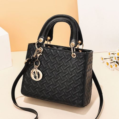 JT11361-black Tas Handbag Selempang Wanita Elegan Import Terbaru